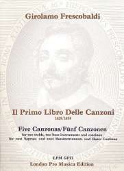 5 Canzonen für 2 Sopran- und - Girolamo Frescobaldi