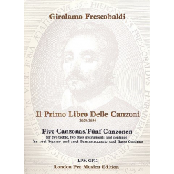 5 Canzonen für 2 Sopran- und -Girolamo Frescobaldi