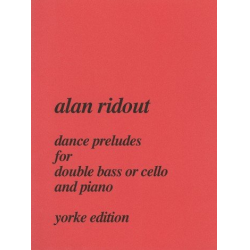 Dance Preludes for double bass - Alan Ridout
