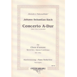 Concerto A-Dur BWV1055a -Johann Sebastian Bach