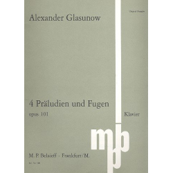 4 Präludien und Fugen - Alexander Glasunow