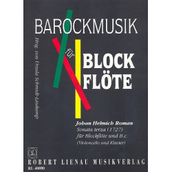 Sonata terza für Blockflöte - Johan Helmich Roman