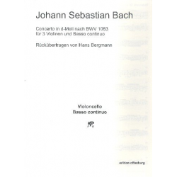 Konzert d-Moll nach BWV1063 - Johann Sebastian Bach