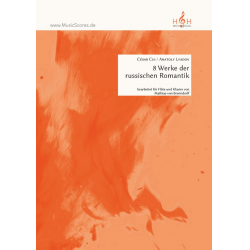 8 Werke russischer Romantik - Partitur und Stimme/n - Cesar Cui / Arr. Mathias von Brenndorff