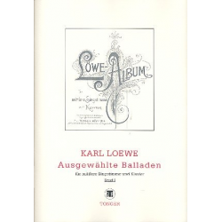 Ausgewählte Balladen Band 1 - Carl Loewe
