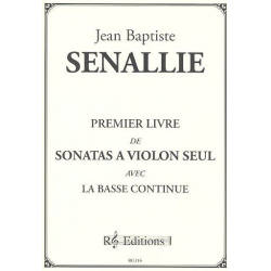 Premier livre de sonatas (no.1-10) - Jean-Baptiste Senaillé / Arr. Richard Gwilt