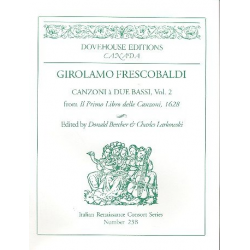 Canzoni a 2 bassi Bd.2 für -Girolamo Frescobaldi