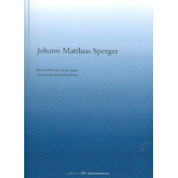 Konzert D-Dur - Johann Mathias Sperger