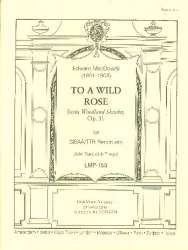 To a wild Rose op.51 for - Edward Alexander MacDowell