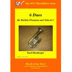 6 Duos für Bariton C und Tuba C -Karl Hirzberger