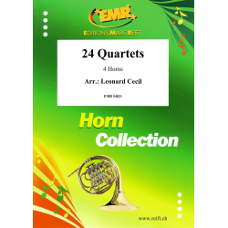 24 Quartets - Leonard (Arr.) CECIL