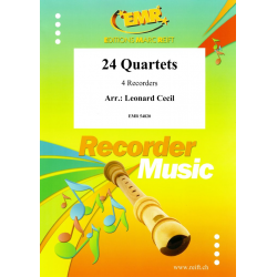 24 Quartets - Leonard (Arr.) CECIL