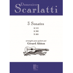 3 Sonates K113 / K380 / K466 - Domenico Scarlatti