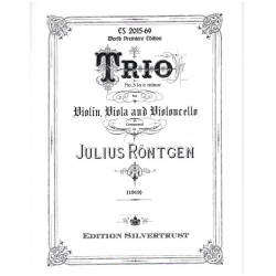 Trio in e Minor no.3 - Julius Röntgen