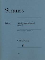 Klaviersonate h-moll op.5 - Richard Strauss