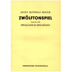 Zwölftonspiel (04. September 1956) - Josef Matthias Hauer