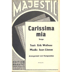 Carissima mia für Salonorchester - Juan Llossas