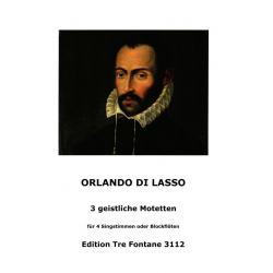 3 geistliche Motetten - Orlando di Lasso