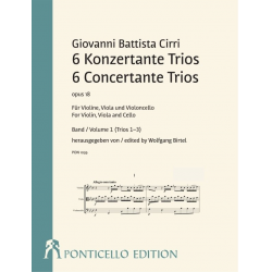 6 Konzertante Trios op.18 Band 1 (Trios 1-3) - Giovanni Battista Cirri