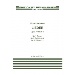 Lieder, Opus 77, No. 1-3 - Erkki Gustav Melartin