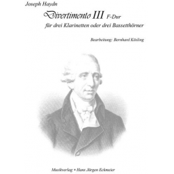 Divertimento III F-Dur - Franz Joseph Haydn