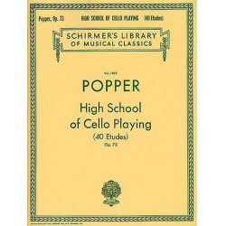 High School of Cello Playing (40 Etudes), Op. 73 -David Popper