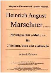 Streichquartett c-Moll - Heinrich August Marschner