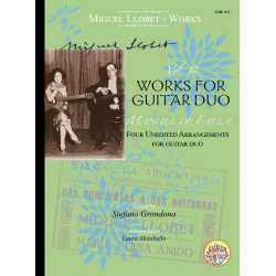 Guitar Works vol.12 - Transcriptions vol.4 - Miguel Llobet