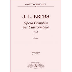 Opera completa vol.5 per clavicembalo - Johann Ludwig Krebs