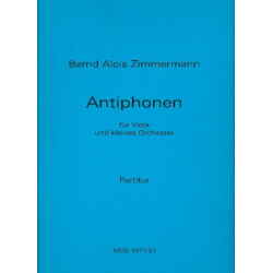Antiphonen für Viola solo, - Bernd Alois Zimmermann