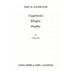 Capriccio op.8 - Elegie op.42 - Studie op.21 - Fred M. Bauersachs