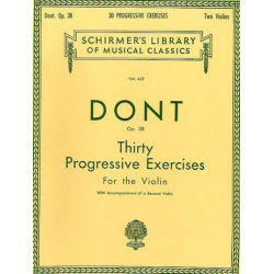 30 Progressive Exercises, Op. 38 - Jakob Dont