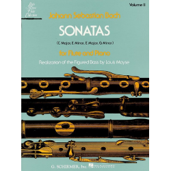 Sonatas for Flute and Piano, Vol. 2 - Johann Sebastian Bach / Arr. Louis Moyse