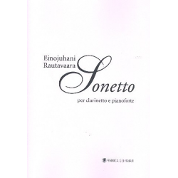 Sonetto op.53 für Klarinette in A und Klavier - Einojuhani Rautavara