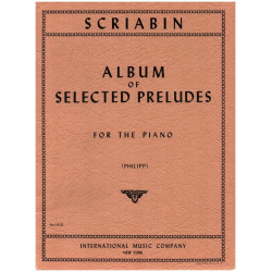 Album of selected preludes : - Alexander Skrjabin / Scriabin