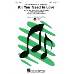 All you need is Love : for mixed - John Lennon
