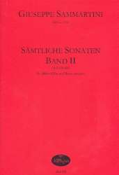 Sämtliche Sonaten Band 2 für Altblocklöte -Giuseppe Sammartini