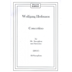 Concertino H81C für Saxophon und Streicher - Wolfgang Hofmann