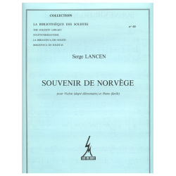 SOUVENIR DE NORVEGE : POUR -Serge Lancen