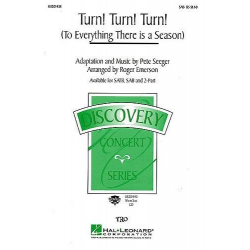 Turn! Turn! Turn! (SAB) - Pete Seeger / Arr. Roger Emerson