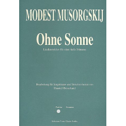 Ohne Sonne für tiefe Stimme und Klavier - Modest Petrovich Mussorgsky
