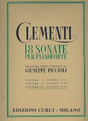18 Sonaten Band 3 für Klavier - Muzio Clementi