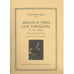Adagio e tema con variazioni per - Alessandro Rolla