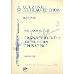Grand Duo D-Dur op.87,3 - Friedrich Daniel Rudolph Kuhlau