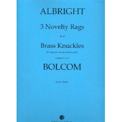 3 Novelty Rags dont Brass Knuckles (Coup de poing américain ): - William Albright