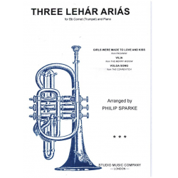 3 Lehar Arias for Bb cornet (trp) and piano - Franz Lehár / Arr. Philip Sparke