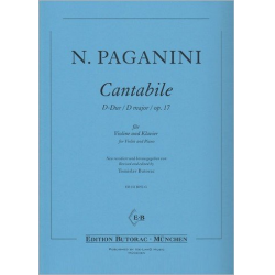 Cantabile D-Dur op.17 - Niccolo Paganini
