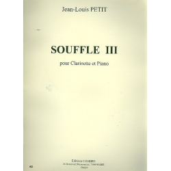 Souffle pour clarinette et piano - Jean-Louis Petit