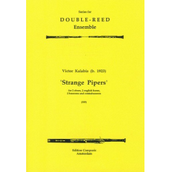 STRANGE PIPERS FOR 2 OBOES/2 ENGL - Victor Kalabis