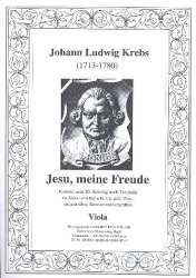 Jesu meine Freude, Viola - Johann Ludwig Krebs